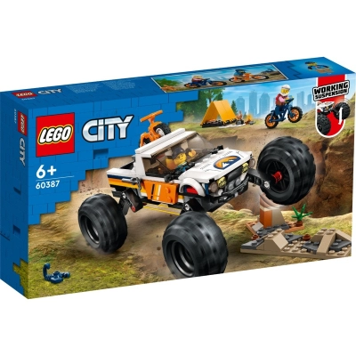LEGO City - Aventuri Off Road cu vehicul 4x4 (60387)