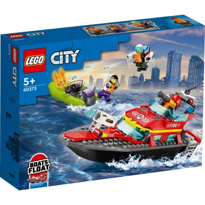 LEGO City - Barca de salvare a pompierilor (60373)