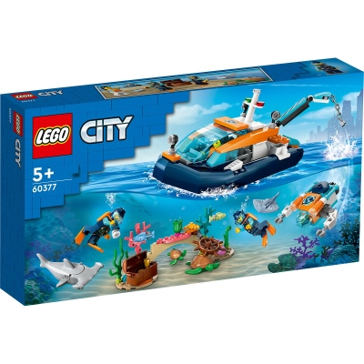LEGO City - Barca pentru scufundari de explorare (60377)
