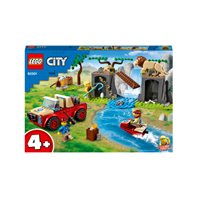 LEGO City - Masina de teren pentru salvarea animalelor (60301)