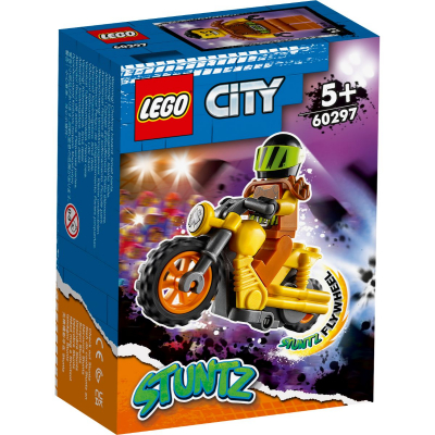 LEGO City - Motocicleta de cascadorie pentru impact (60297)