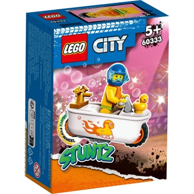 LEGO City - Motocicleta de cascadorii cu cada (60333)