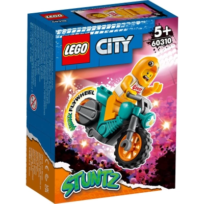 LEGO City - Motocicleta de cascadorii cu gaina 60310