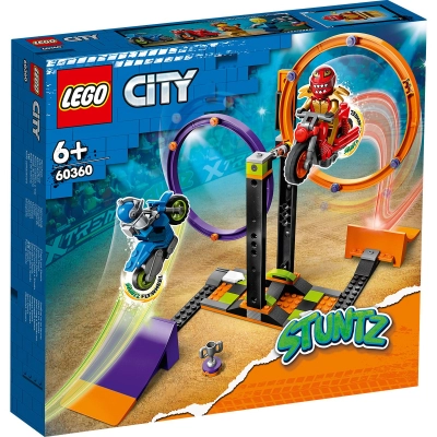 LEGO City Stuntz - Provocarea de cascadorii cu rotiri (60360)