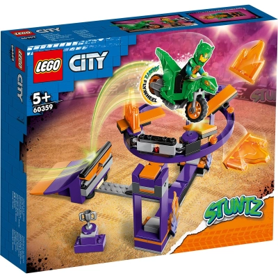 LEGO City Stuntz - Provocarea de cascadorii pe rampa cu saritura prin cos (60359)