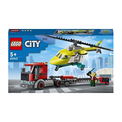 LEGO City - Transportul elicopterului de salvare 60343