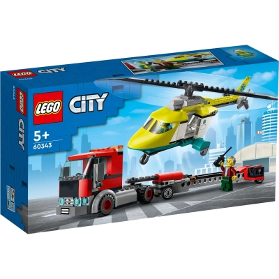 LEGO City - Transportul elicopterului de salvare 60343