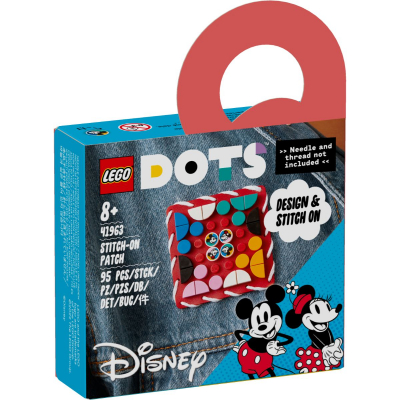 Lego Dots - Petic de cusut Mickey Mouse si Minnie Mouse (41963)