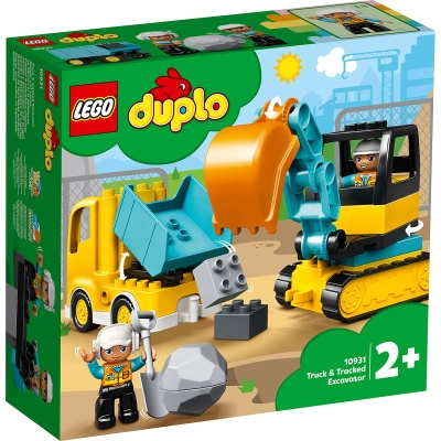 LEGO DUPLO - Camion si excavator pe senile (10931)