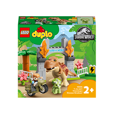 LEGO Duplo - Evadarea dinozaurilor T. Rex si Tricerato (10939)