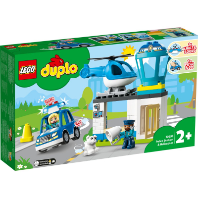 LEGO Duplo - Sectie de politie si elicopter (10959)