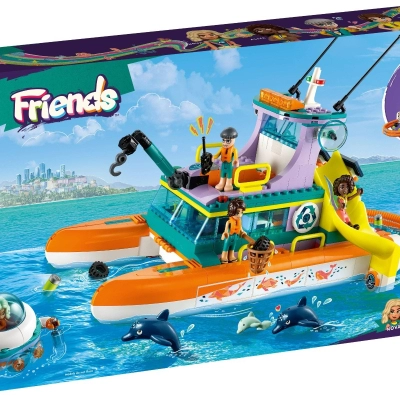 LEGO Friends - Barca de salvare pe mare (41734)