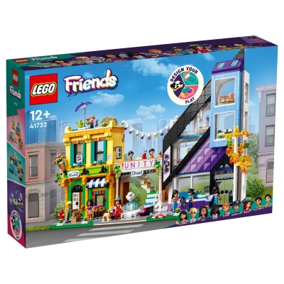 LEGO Friends - Florarie si magazin de design in centrul orasului (41732)