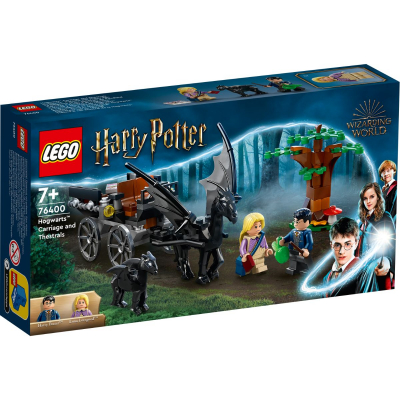 LEGO Harry Potter - Trasura si caii Thestral de la Hogwarts (76400)