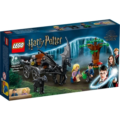 LEGO Harry Potter - Trasura si caii Thestral de la Hogwarts (76400)