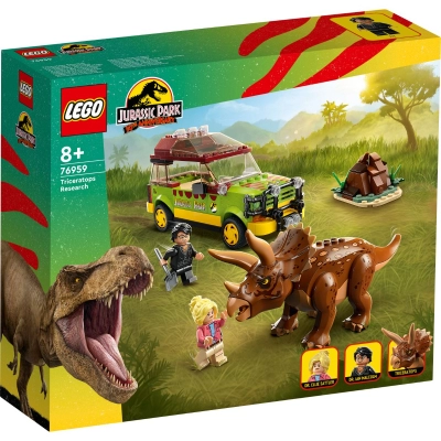 LEGO Jurassic Park - Cercetarea dinozaurului Triceratops (76959)