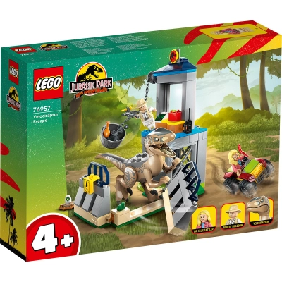 LEGO Jurassic Park - Evadarea unui velociraptor (76957)