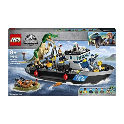 LEGO Jurassic World - Evadarea Cu Barca A Dinozaurului Baryony (76942)