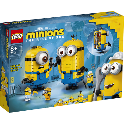 LEGO Minions - Figurine Minioni din caramizi (75551)