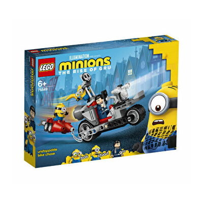  LEGO Minions - Urmarire de neoprit pe motocicleta (75549)