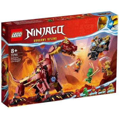 LEGO Ninjago - Dragonul de lava transformator cu val de caldura (71793)