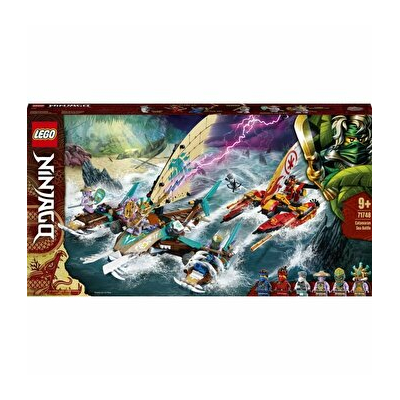 LEGO Ninjago - Lupta pe mare cu catamaranul (71748)