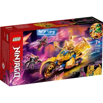 LEGO Ninjago - Motocicleta-dragon aurie a lui Jay (71768)