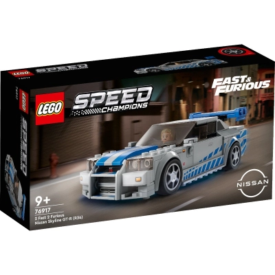 LEGO Speed Champion - Nissan Skyline GT-R (R34) Mai furios, mai iute (76917)