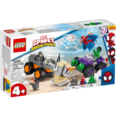 LEGO Spidey - Confruntarea Dintre Hulk si Masina Rinocer (10782)