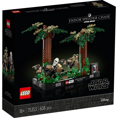 LEGO Star Wars - Diorama Urmarire cu speederul pe Endor (75353)