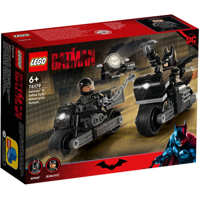 LEGO Super Heroes - Urmarirea cu motocicleta Batman Si Selina Kyle (76179)