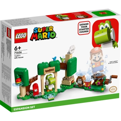 Lego Super Mario - Set de extindere Casa cu Cadouri a lui Yoshi (71406)