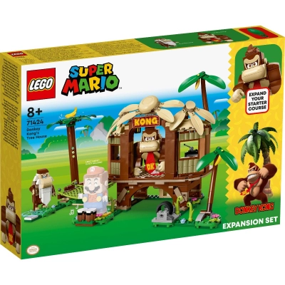 LEGO Super Mario - Set de extindere Casa din copac a lui Donkey Kong (71424)