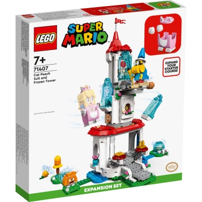 Lego Super Mario - Set de extindere costum Peach pisica si turnul inghetat (71407)