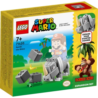 LEGO Super Mario - Set de extindere Rinocerul Rambi (71420)