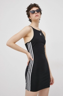 Adidas Originals Rochie HC2039 culoarea negru, mini, mulat