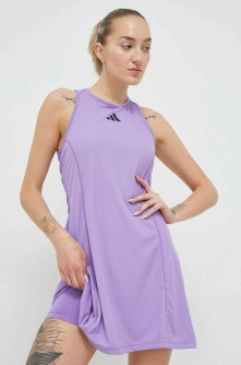 adidas Performance rochie și pantaloni scurți culoarea violet