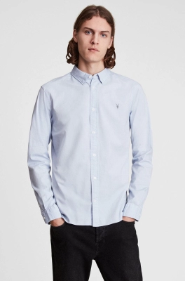 AllSaints camasa barbati, cu guler clasic, slim