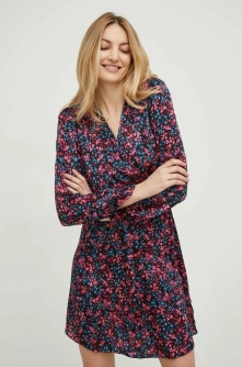 Answear Lab rochie culoarea albastru marin, mini, evazati