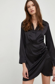 Answear Lab rochie culoarea negru, mini, drept