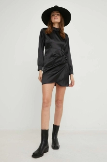 Answear Lab rochie culoarea negru, mini, drept