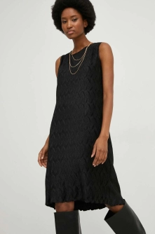 Answear Lab rochie culoarea negru, mini, drept