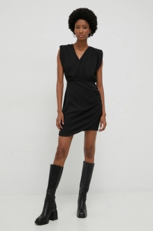 Answear Lab rochie culoarea negru, mini, drept