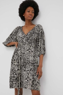 Answear Lab rochie culoarea negru, mini, drept