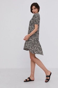 Answear Lab Rochie culoarea negru, mini, evazata