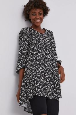 Answear Lab Rochie culoarea negru, mini, evazata
