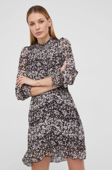Answear Lab Rochie culoarea negru, mini, evazata