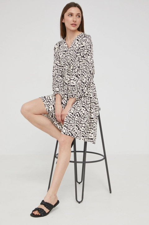 Answear Lab rochie culoarea negru, mini, evazati