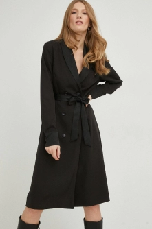 Answear Lab rochie culoarea negru, mini, evazati