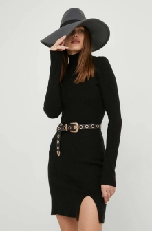 Answear Lab rochie culoarea negru, mini, mulata